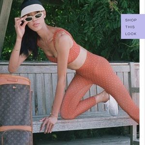 We Wore What polka dot leggings